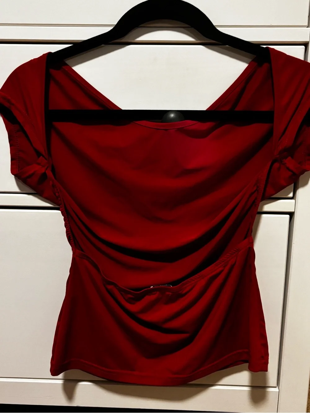 Backless crop top